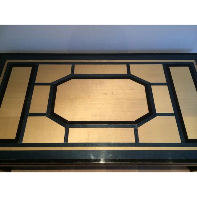 Interesting Lacquer Coffee Table Stamped "Br", circa 1960 For Sale - Image 4 of 13