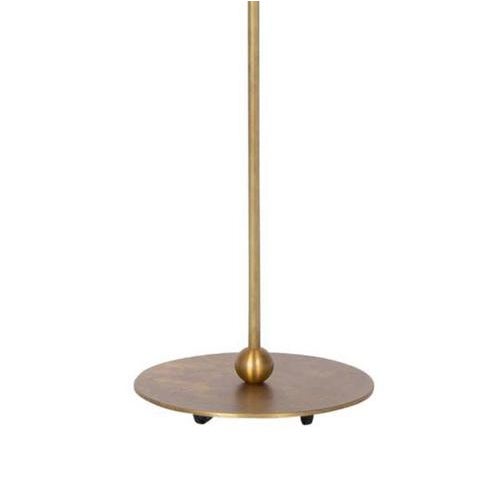 Large Scandinavian Raw Brass Uno Table Lamp from Konsthantverk For Sale - Image 3 of 5