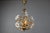 Hollywood Regency Style White Murano Glass Flower and Metal Chandelier, 1980s For Sale - Image 13 of 18