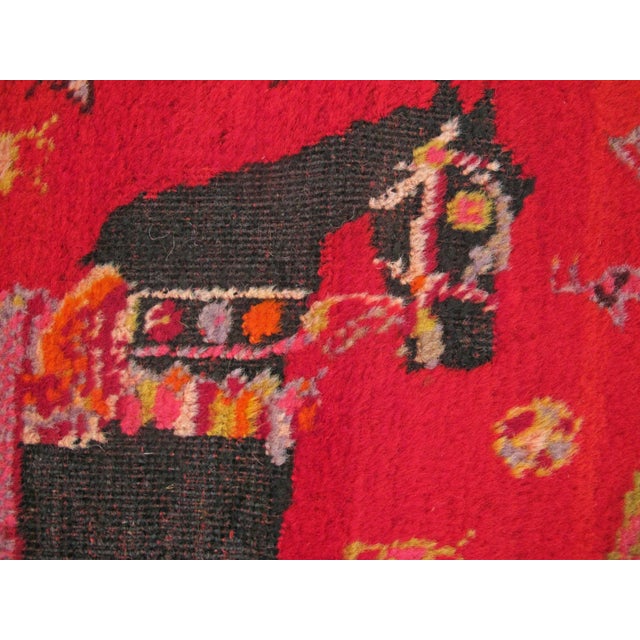 Scarlet Galerie Shabab Collection Early 20th Century Caucasian Karabagh Rug For Sale - Image 8 of 10