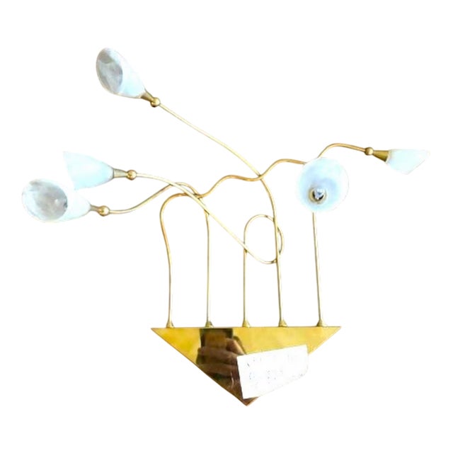 Large Mid-Century Modern Wall Light, 1960s For Sale