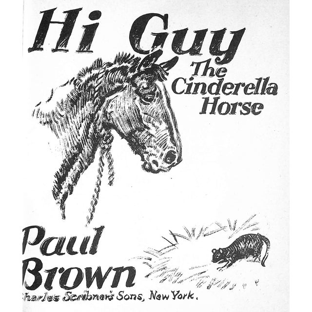 Original 1944 Pencil Drawing From Hi, Guy! The Cinderella Horse by Paul Brown 17 For Sale - Image 4 of 6