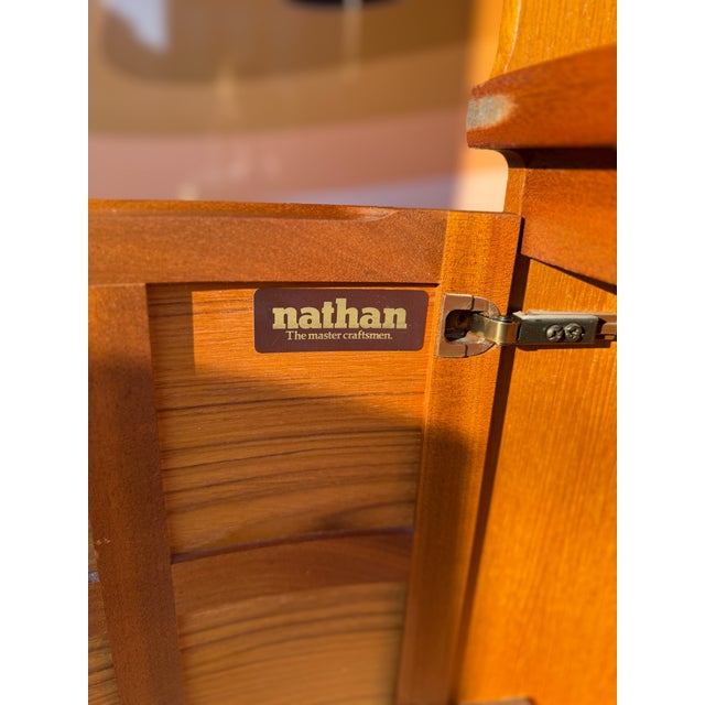 Mid-Century Modern 4pc Teak Modular Wall Unit by Nathan For Sale - Image 17 of 18