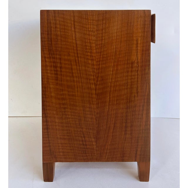 1950s Gio Ponti Singer & Sons Nightstands, Walnut, Rosewood Restored, Pair For Sale - Image 9 of 16