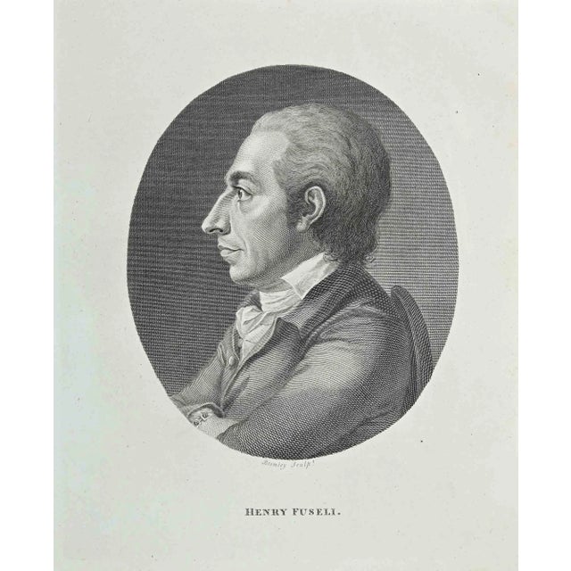 Portrait of Henry Fuseli is an original artwork realized by William Bromley (1786 - 1842). Original Etching from J.C....