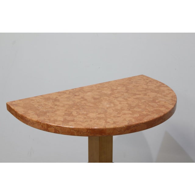 Mod. Demistella Demilune Console Table by Ettore Sottsass for Up&Up, 1985 For Sale - Image 9 of 15