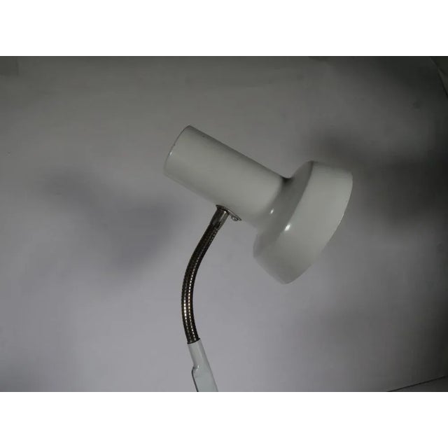 Gray Mid-Century Model 107 Scissor Wall Light with Swan Neck from SIS, 1960s For Sale - Image 8 of 12