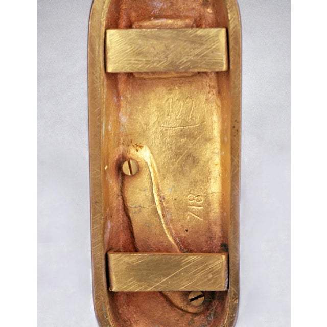 Bronze Patinated Bronze Sculpture 'Listening Stag' by Romantic Author and Sculptor Antoine-Louis Barye and Produced by F. Barbedienne Fondeur For Sale - Image 8 of 8