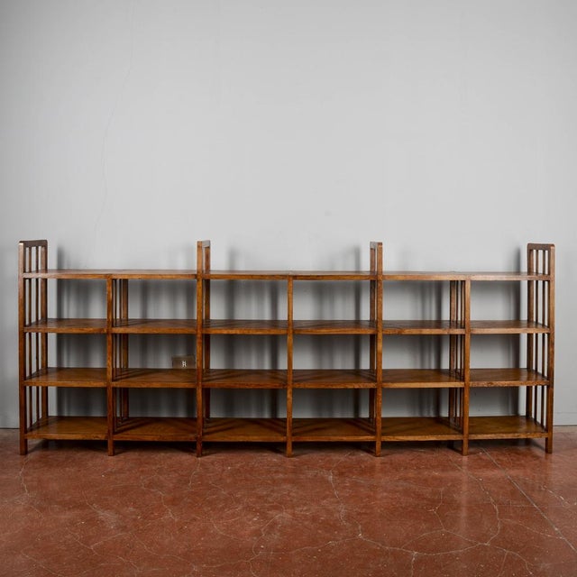 Vintage Open Etagere Bookcase For Sale - Image 9 of 18