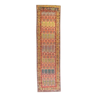 19th Century Antique Turkish Melas Runner - 3' x 12'6" For Sale