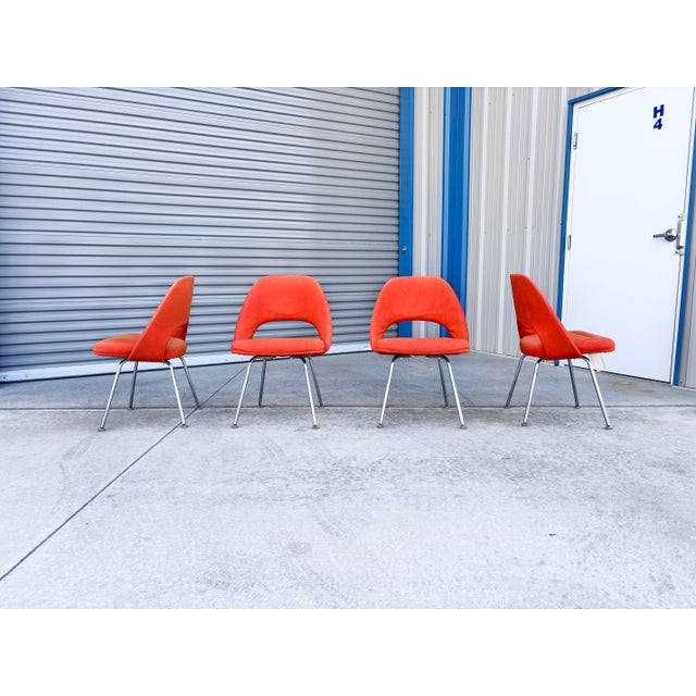 1970s Century Dining Chairs Designed by Eero Saarinen for Knoll For Sale In Los Angeles - Image 6 of 14