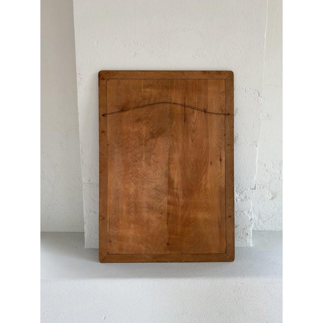 Vintage Oak and Crystal Glass Wall Mirror, Sweden, 1960s For Sale - Image 10 of 17