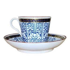 1795 Royal Worcester Dr. Wall Period Teacup and Saucer Set