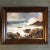 1970’s Vintage Original Seascape Painting Signed Vintage Wood Frame For Sale In Philadelphia - Image 6 of 6