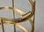 Hollywood Regency Hollywood Regency Style Small Three Tier Brass Trolley With Removable Trays For Sale - Image 3 of 12