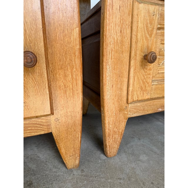 Oak Bedside Tables, 1950s, Set of 2 For Sale - Image 11 of 18