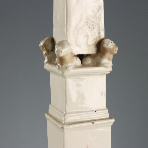 Antique Plat de Ménage Centerpiece in Earthenware, Italy, 19th Century For Sale - Image 4 of 15