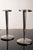 1980s Space Age Aluminum Candleholders by Jorge Pensi, 1980s, Set of 2 For Sale - Image 5 of 11