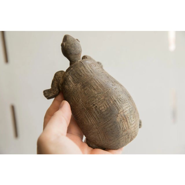 Old New House Vintage African Tortoise Sculpture For Sale - Image 4 of 6