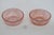 1930s Anchor Hocking Queen Mary Pair of 2 Berry Bowls Pink Depression Era Glass For Sale - Image 10 of 12