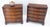 Mid 20th Century Pair Flame Mahogany Brass Pulls 4 Drawers Pull Out Trays Bachelor Chest Dresers For Sale - Image 5 of 15
