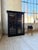 Wood Antique Black Bamboo Glass-Fronted Bookcase, 1900s For Sale - Image 7 of 18
