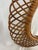 Italian Riviera 1960's Rattan Oval Mirror by Franco Albini For Sale In Jacksonville, FL - Image 6 of 9
