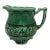 Americana Green Milk Pitcher With Floral Design For Sale