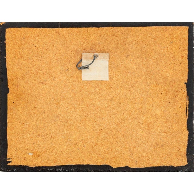 1960s Elfi Schuselka Figural Composition Mixed Media For Sale - Image 5 of 5