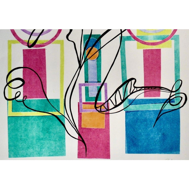 Late 20th Century Ruth Leaf Circus Series C C. 1990 Original Print For Sale - Image 5 of 7