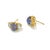 Gemstone Bochic “Orient” Tanzanite & Blue Topaz Earrings Set In 18K Gold & Silver - a pair For Sale - Image 7 of 8