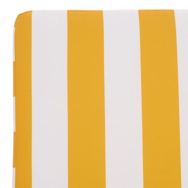 Callan Chaise Lounge, Heather Tan/Yellow Stripe For Sale In Philadelphia - Image 6 of 12