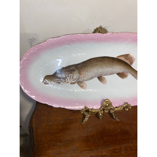 LARGE LENGTH 24.5” Victoria Porcelain, also known as Porzellanfabrik Victoria, was a significant German porcelain...