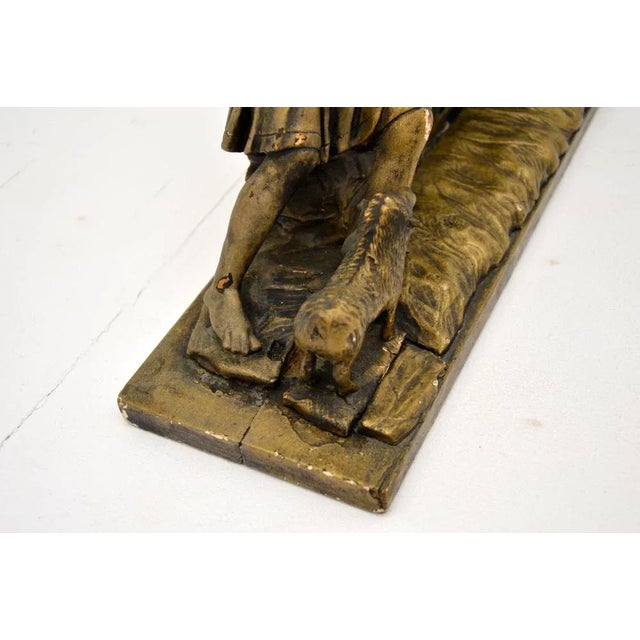 Classical Carved Wood Sculpture, 1890s For Sale - Image 11 of 13