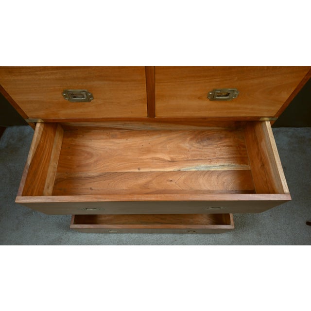 20th Century Teak Marine Chest of Drawers, India For Sale - Image 11 of 18