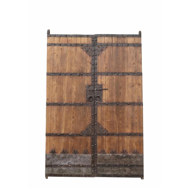 1960s 8.6 Feet Tall Large Vintage Chinese Door For Sale - Image 11 of 11