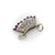 1920s 1920s Art Deco Platinum Diamond and Ruby Chastity Belt Knickers Pendant or Charm For Sale - Image 5 of 9