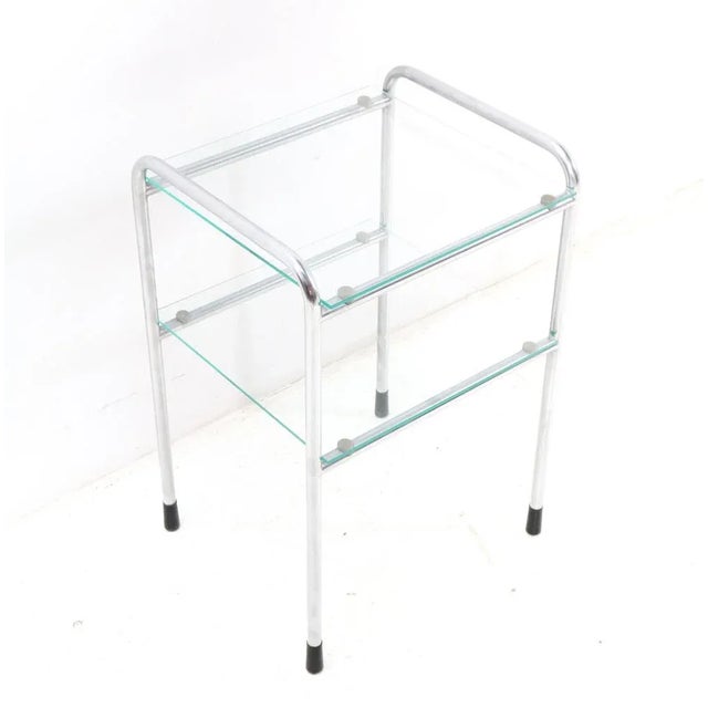 Art Deco Model 510 Side Table in Chrome by W.H. Gispen, 1955 For Sale - Image 10 of 10