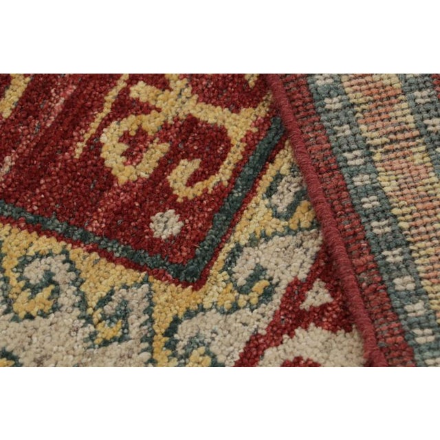 Textile Rug & Kilim’s Modern Kazak Style Rug With Geometric Patterns and Medallions For Sale - Image 7 of 7