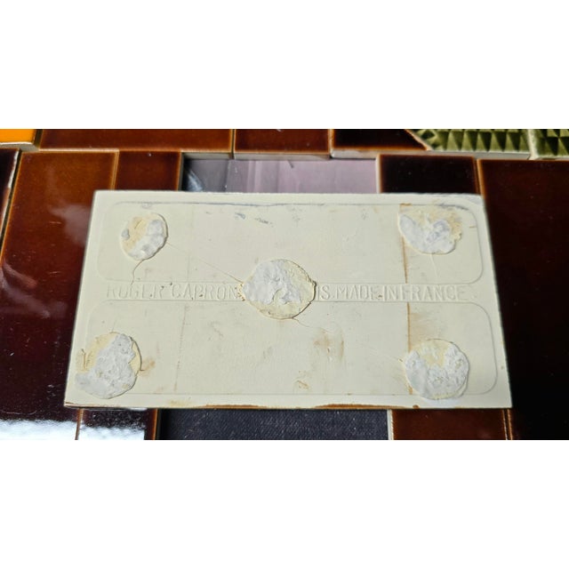 Glazed Ceramic Tiles by Roger Capron, 1970, Set of 112 For Sale - Image 3 of 13