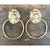 Vintage Lion Head Wall Mounted Towel Holders For Sale In West Palm - Image 6 of 12