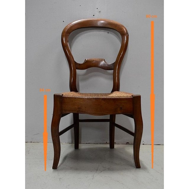 Louis Philippe Children's Chair in Cherry For Sale - Image 9 of 15