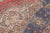 Art Nouveau 1990's Vintage Coral/Blue Wool Rug - 9'5'' X 12'7'' For Sale In New York - Image 6 of 10