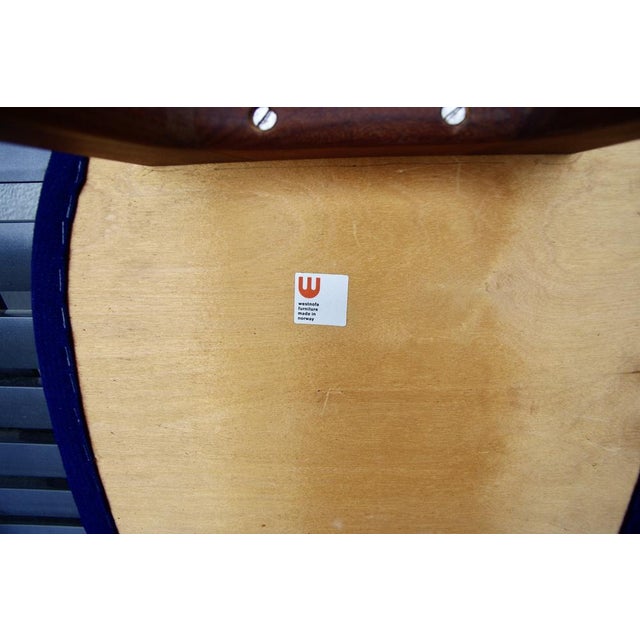 Norwegian Ottoman from Westnofa, 1960s, in Very Good conditions. Designed 1960 to 1969 This piece has an attribution mark,...