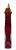20 In. Tall Signed Young & Constantin Ruby Art Glass Hourglass Pulled Lip Vase For Sale - Image 9 of 18