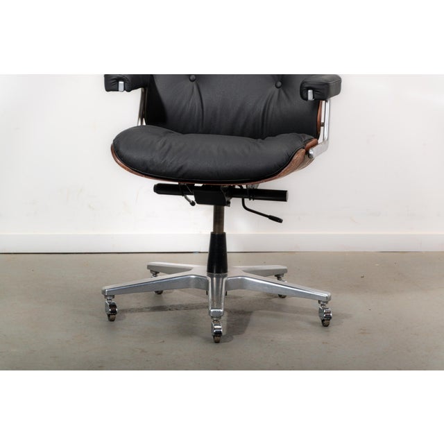 Black Pasal Executive Desk Chair by Prof. Karl Dittert for Giroflex, 1980s For Sale - Image 8 of 15