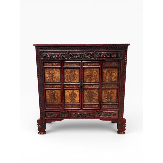 Chinese 1820s Chinese Qing Dynasty Large Cabinet For Sale - Image 3 of 14