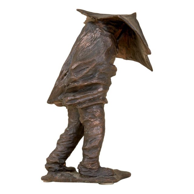 1970s Sculpture in Bronze by Carlo Balliana For Sale - Image 5 of 5