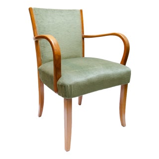 Mid-Century Modern Armchairs in Cherry, 1950s, Set of 4 For Sale