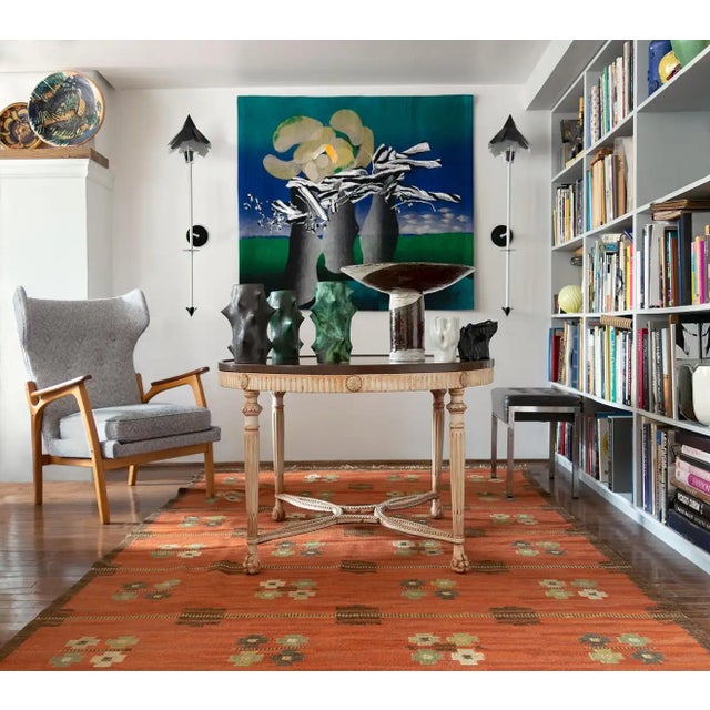 Mid 20th Century Sylvia Leuchovious Showpiece Footed Dish From Rörstrand Studio For Sale - Image 11 of 12